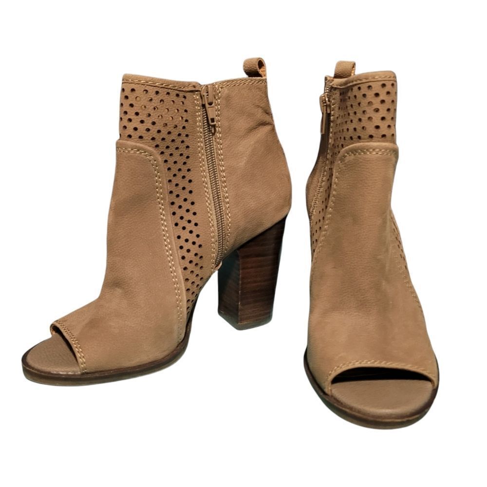 Lucky Brand Open Toe Ankle Bootie